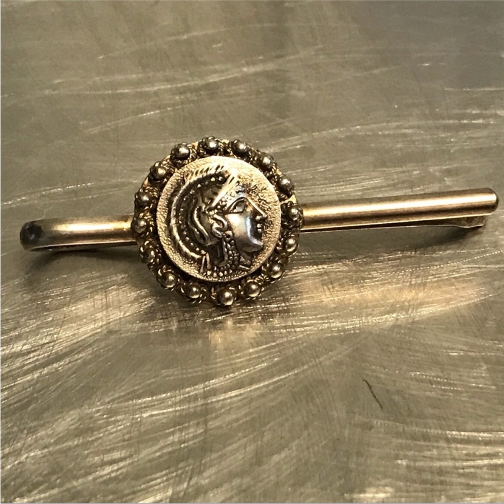 Silver and Gold Men's Tie Bar